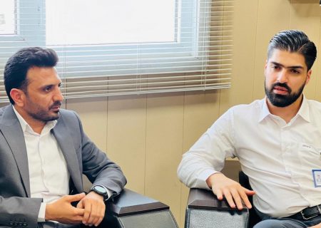 نشست مدیرعامل شرکت مخازن سبز پتروشیمی عسلویه با رئیس بازرسی اداره کار منطقه ویژه پارس جنوبی 